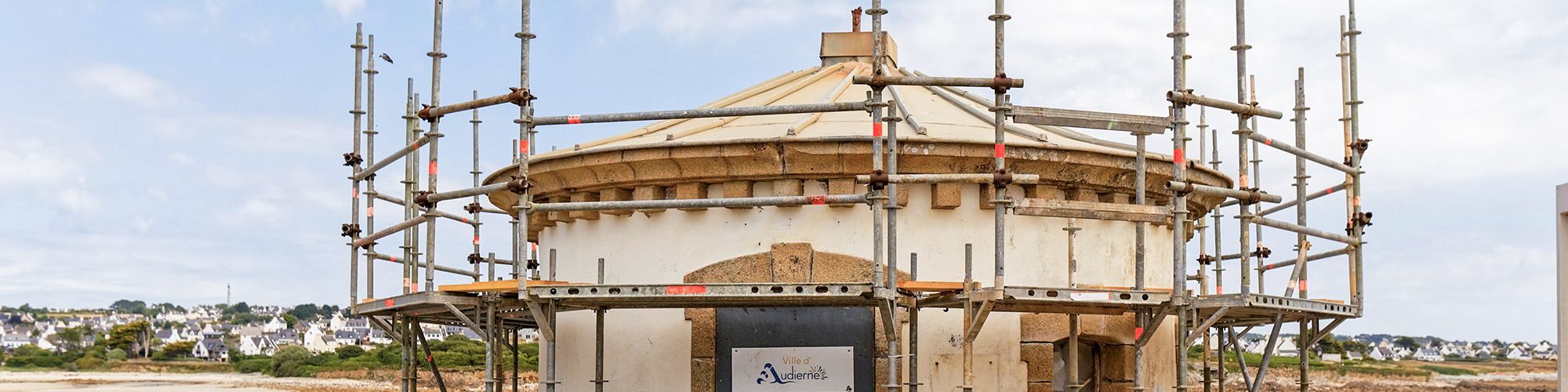 Mât Fénoux en travaux