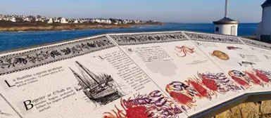 Panneau d'interprétation du mât Fenoux
