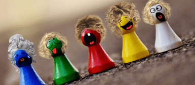 Pièces de jeu rigolotes