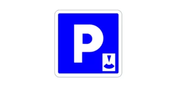 Panneau zone bleue